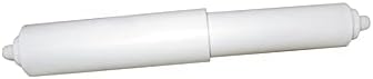 LIFKOME 4Pcs White Plastic Toilet Paper Holder Rollers