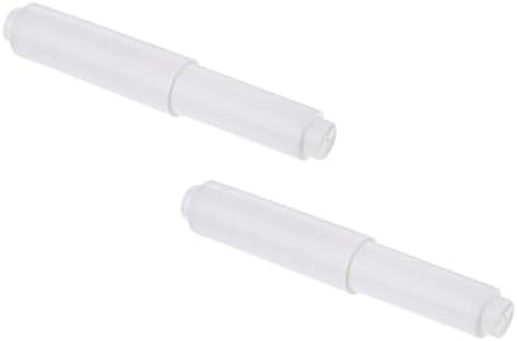 Plastic Toilet Paper Roller Replacement 2 Pack White