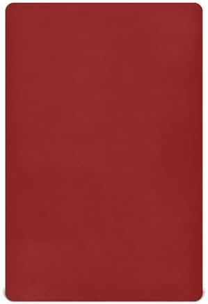 KEIGE Maroon Crib Sheet for Baby Bedding
