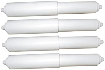 4Pcs Spring Loaded Toilet Paper Holders Durable White Bathroom Accessories