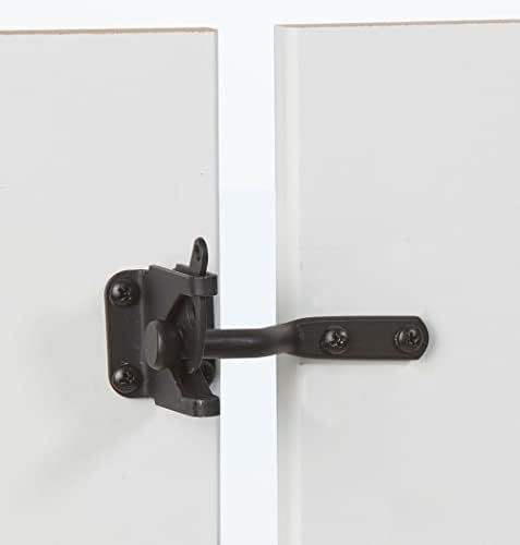 National Hardware N109-020 V1261 Automatic Gate Latch Matte Black