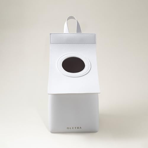 OLETHA Toilet Paper Holder - White Aesthetic Design