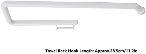 Lufodon Wall Mounted Paper Roll Holder - White