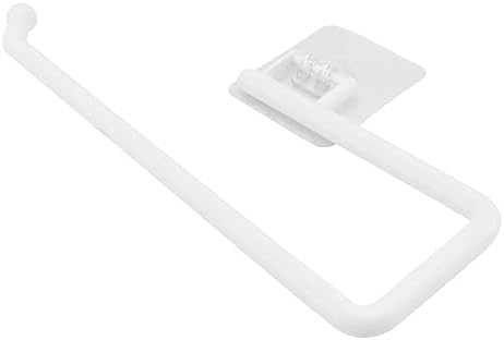 HOMSFOU Wall-Mounted Toilet Paper Holder No Punching Design