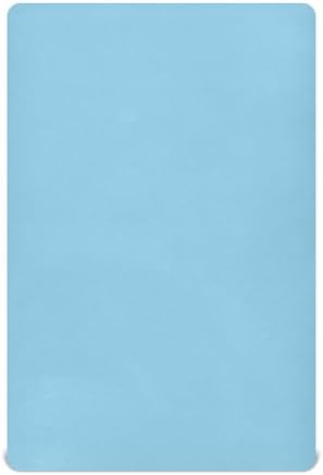 KEIGE Sky Blue 02 Fitted Crib Sheet for Baby Bed