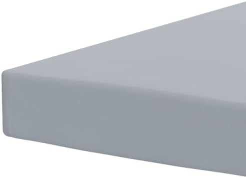 Pobibaby Smoky Grey Crib Sheet - Soft Safe and Stylish 1