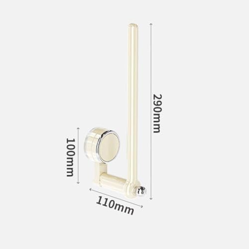 Suction Cup Toilet Paper Holder with Twist Lock Design