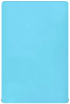 KEIGE Sky Blue Crib Sheet for Baby Bedding