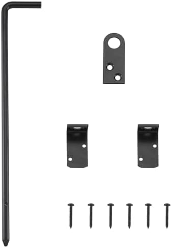 HOME MASTER HARDWARE 18 Black Cane Bolt Gate Latch
