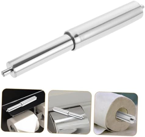 OUNONA 4pcs Retractable Paper Roller Stainless Steel Tissue Holder Rod