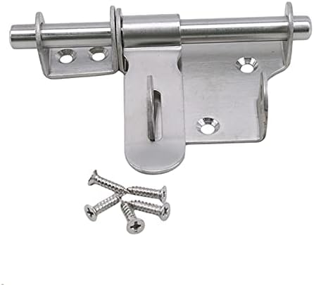 SHAUNI Long Silver Stainless Steel Gate Latch