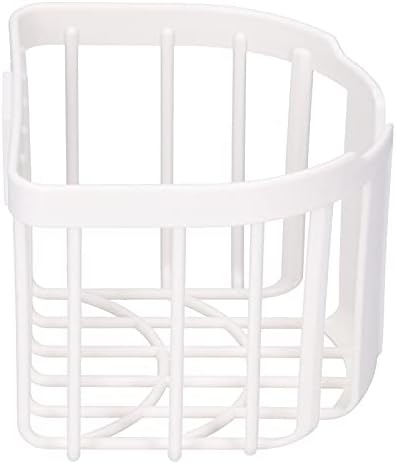 Jwthee Toilet Paper Holder - Wall Mounted ABS Adhesive Basket White