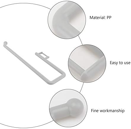 Uonlytech 1pc Wall-Mounted Toilet Paper Holder No Punching Easy Install
