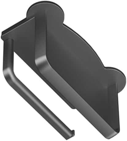 TEHAUX Wall Mount Toilet Paper Holder Double Design No Drill Installation