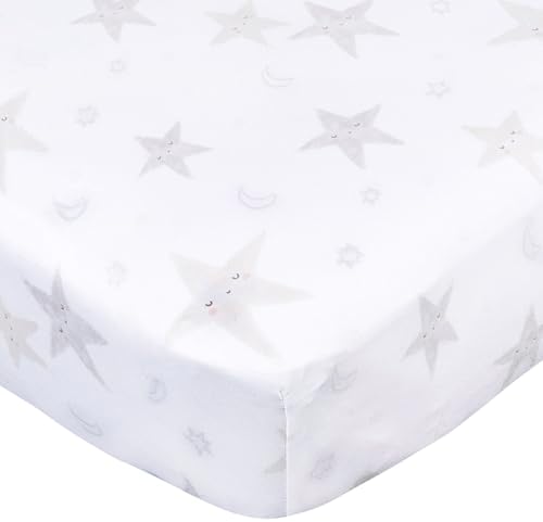 Gerber Baby Crib Sheet 2-Pack Celestial Design