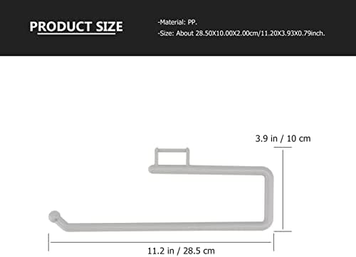 HOLIDYOYO Wall-Mounted Toilet Paper Holder with Punching Design
