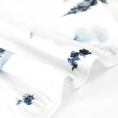GRSSDER Stretch Jersey Crib Sheets Set 2 Pack Wild Forest Mongooses Design