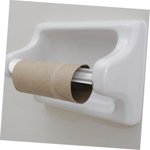 OUNONA 4pcs Retractable Paper Roller Stainless Steel Tissue Holder Rod