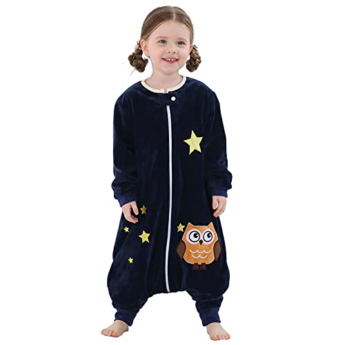 MICHLEY Baby Sleeping Bag Owl 1-3 Years Winter Swaddle