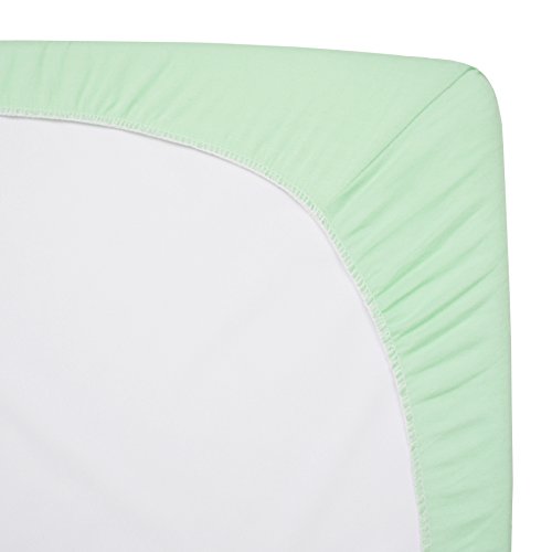 TL Care 100 Natural Cotton Mini Crib Sheet 38 x 24 - Soft Breathable