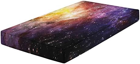 Galaxy Nebula Microfiber Crib Sheet for Baby
