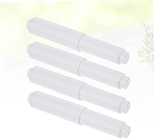 HOMSFOU 4PCS Zinc Alloy Toilet Paper Holder Extender