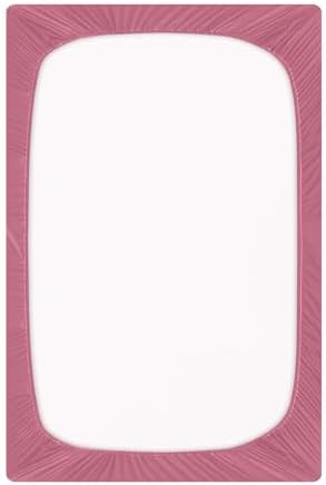 KEIGE Bean Paste Fitted Crib Sheet for Girls and Boys