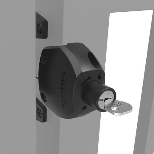 DD Technologies LokkLatch with Push Button Black