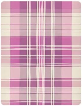 KICPOAY Checkered Tartan Plaid Crib Sheets