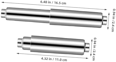 Anneome 4PCS Chrome Toilet Paper Holder Rod Replacement