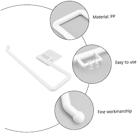 1pc Multifunctional Wall-Mounted Toilet Paper Holder Durable No Drill