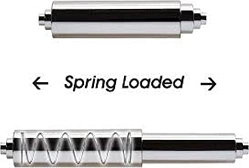 Arista Spring Loaded Toilet Paper Holder Replacement Rod 2-Pack