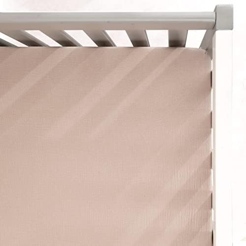 GRSSDER 100 Cotton Muslin Crib Sheet 1 Pack