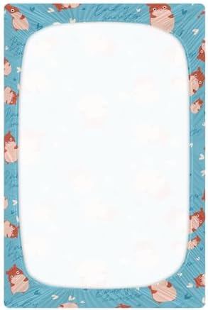 KICPOAY Crib Sheets with Elastic Band