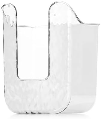 Wall-Mounted Tissue Box Holder - White