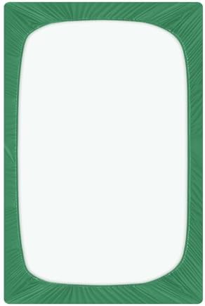 KEIGE Sea Green 02 Fitted Crib Sheet for Girls and Boys