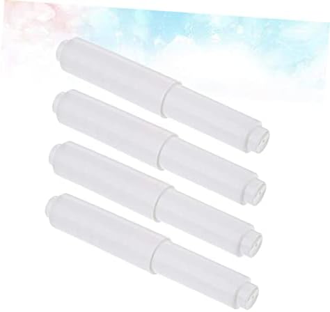 HOMSFOU 4PCS Zinc Alloy Toilet Paper Holder Extender