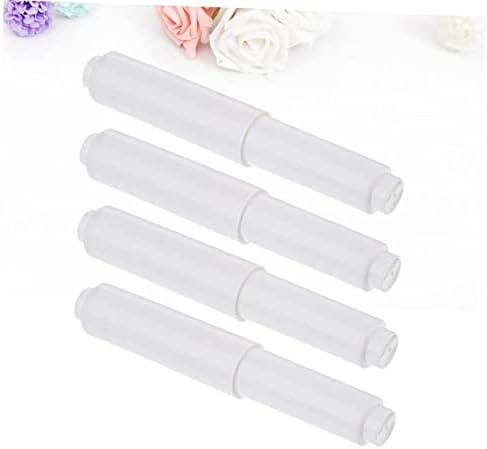HOMSFOU 4PCS Zinc Alloy Toilet Paper Holder Extender
