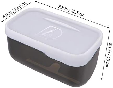 VICASKY Wall-Mounted Tissue Box Grey No Punching Required