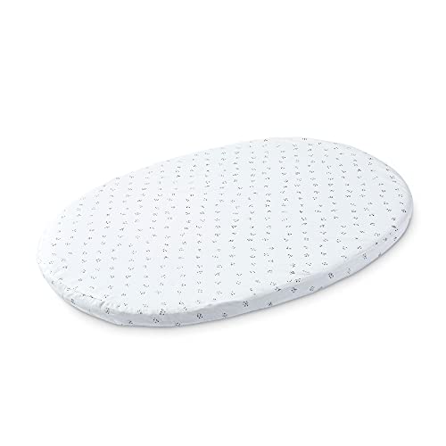 Stokke Sleepi Mini Fitted Sheet Grey Dotty - Organic Cotton