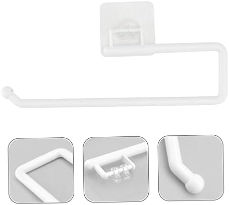 1pc Multifunctional Wall-Mounted Toilet Paper Holder Durable No Drill