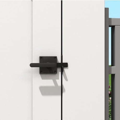 JUBEST Heavy Duty Anti Sag Gate Kit with Adjustable Latch