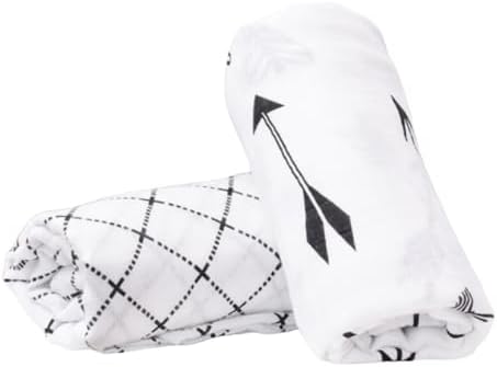 Premium Muslin Swaddle Blankets 47x43 Inch Gender-Neutral