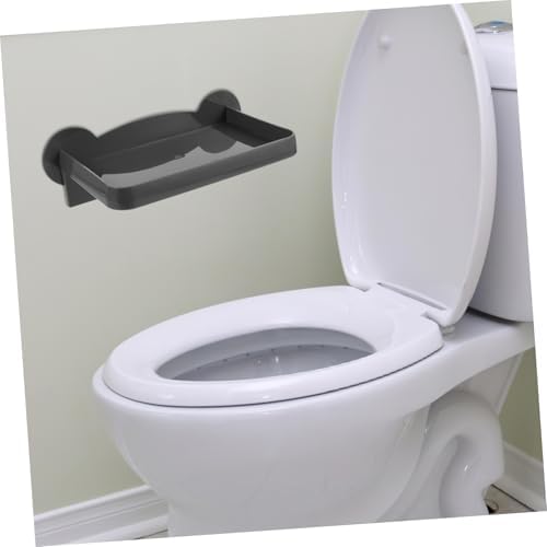 UTHCLO No Drill Toilet Paper Holder with Shelf