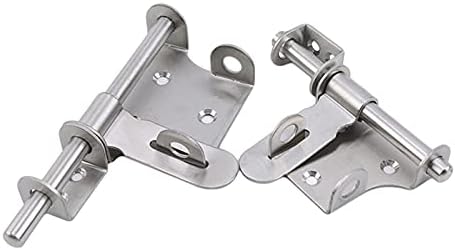 SHAUNI Long Silver Stainless Steel Gate Latch
