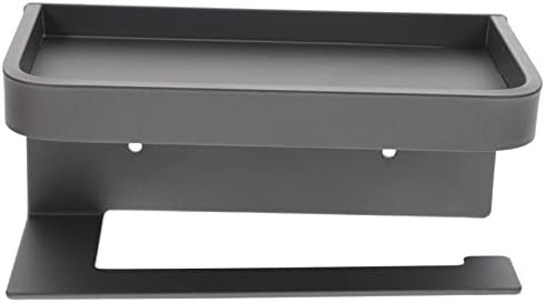 HEALEEP Wall-Mounted Toilet Paper Holder with Shelf 1