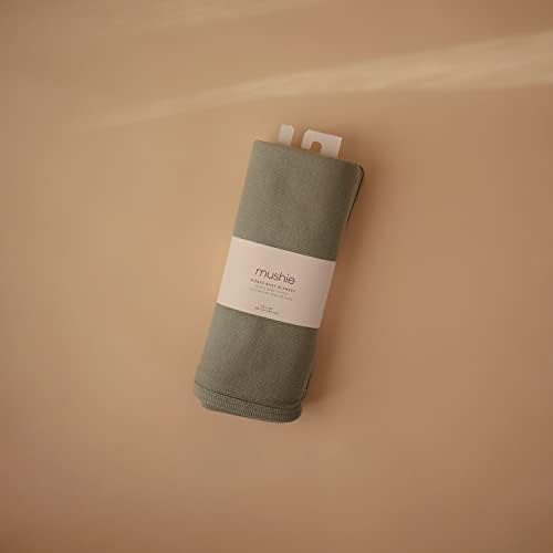 Mushie Extra Soft Baby Blanket - 35x35 Inch Roman Green 1