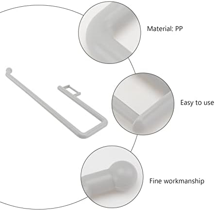 HOLIDYOYO Wall-Mounted Toilet Paper Holder with Punching Design