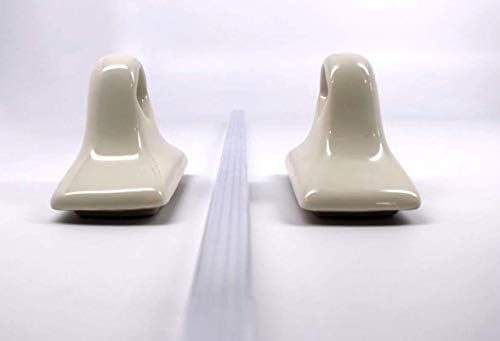 Squarefeet Depot 24 Almond Glazed Ceramic Towel Bar