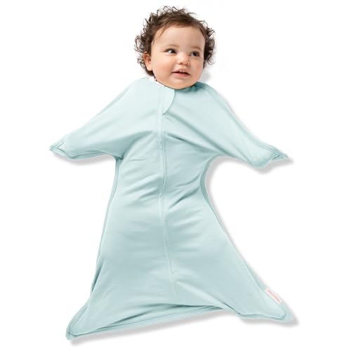 SleepingBaby Zipadee-Zip Transition Swaddle - Classic Mint Large 12-24 Months